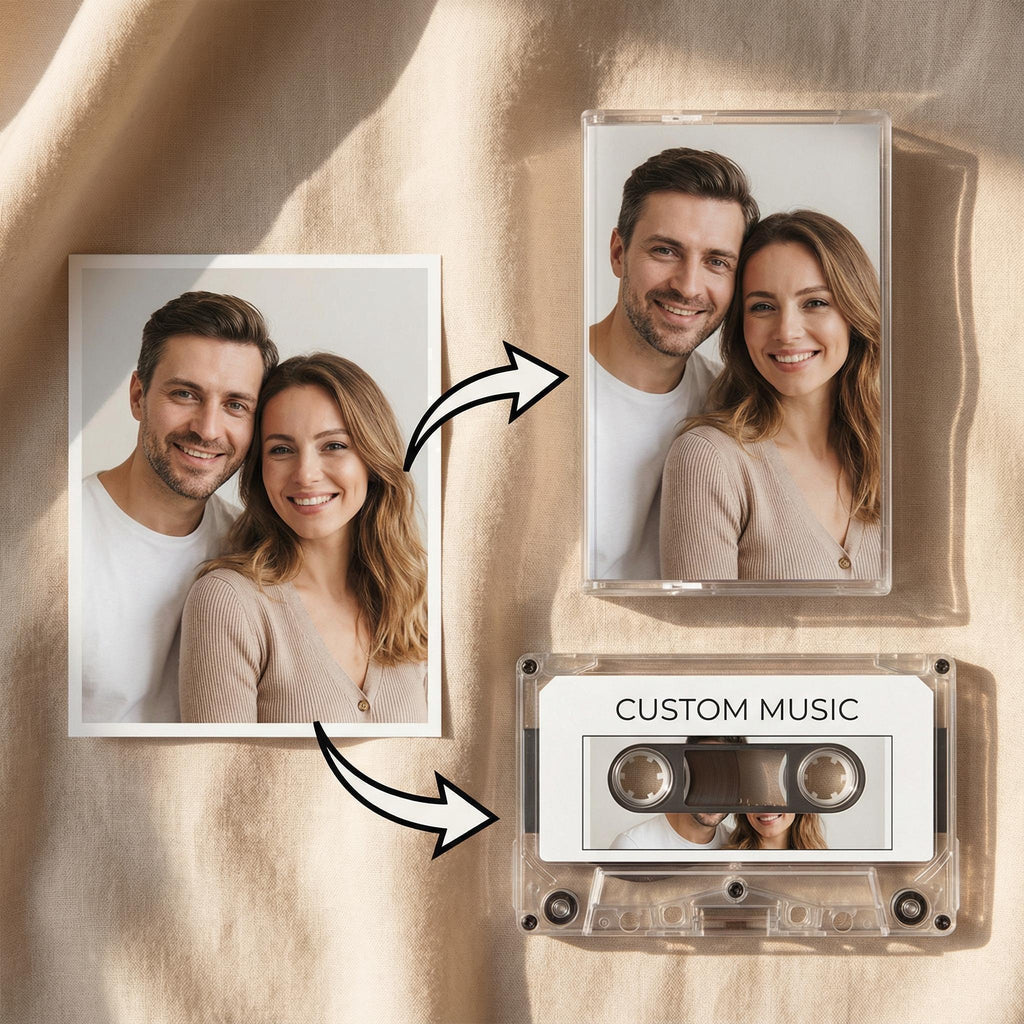 Personalized Mixtape Cassette – Romantic Couple Gift for Anniversary with Your Music