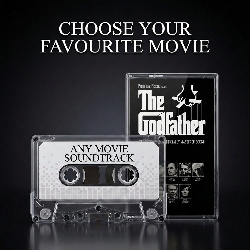 Cassette de banda sonora de película personalizado