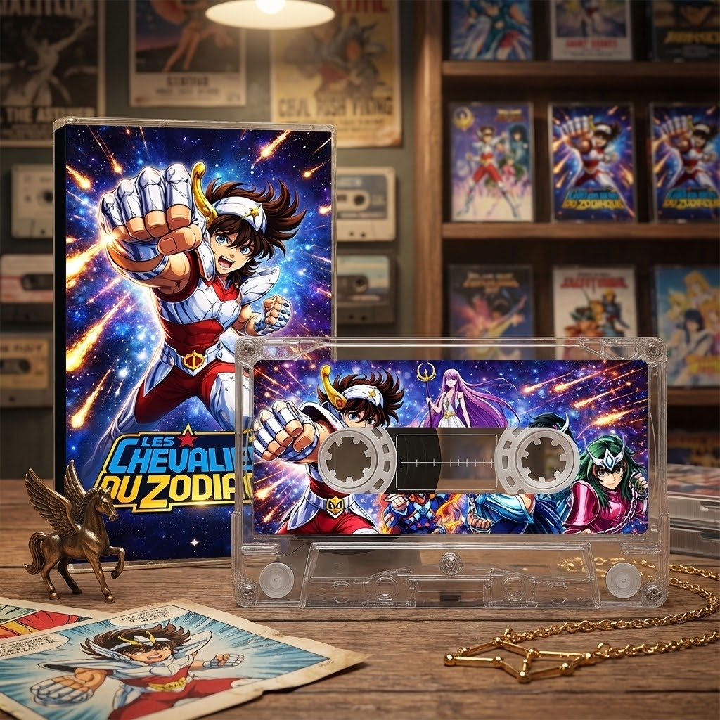 Caballeros del Zodiaco - Casete Banda Sonora