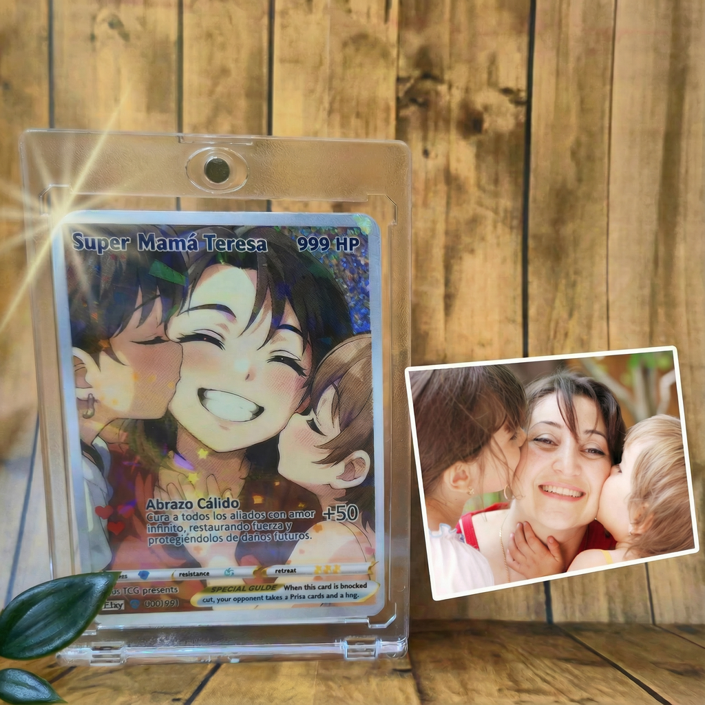 Tarjeta Poke Holográfica Personalizada