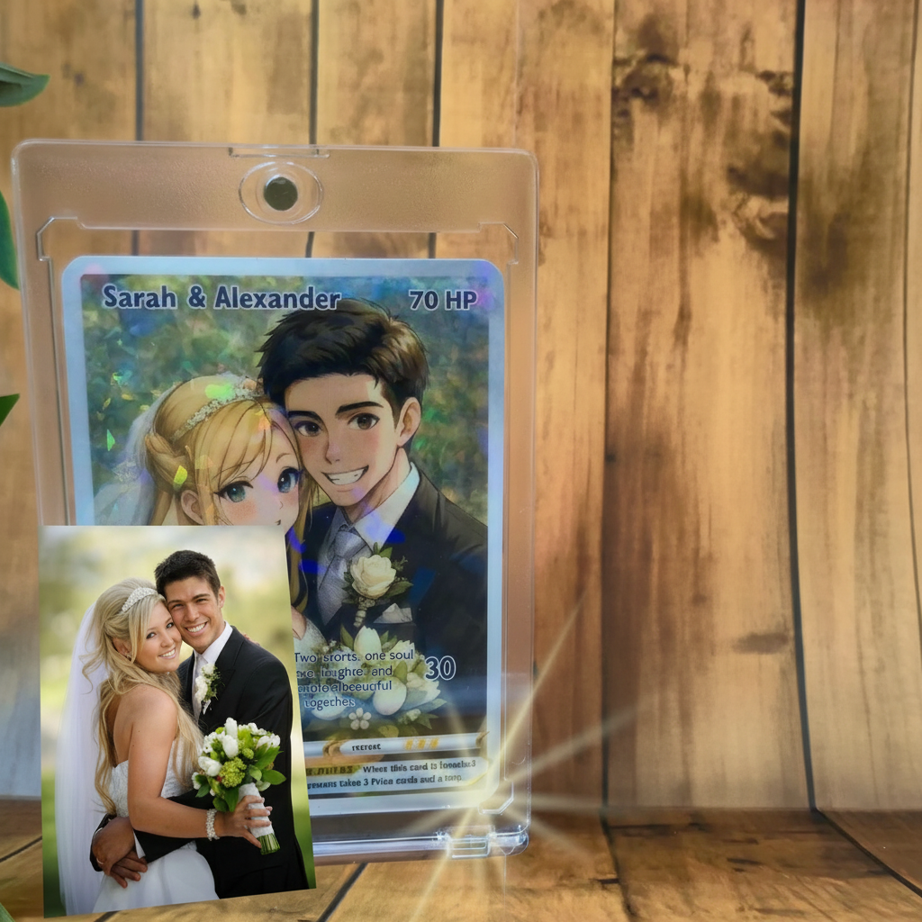 Tarjeta Poke Holográfica Personalizada